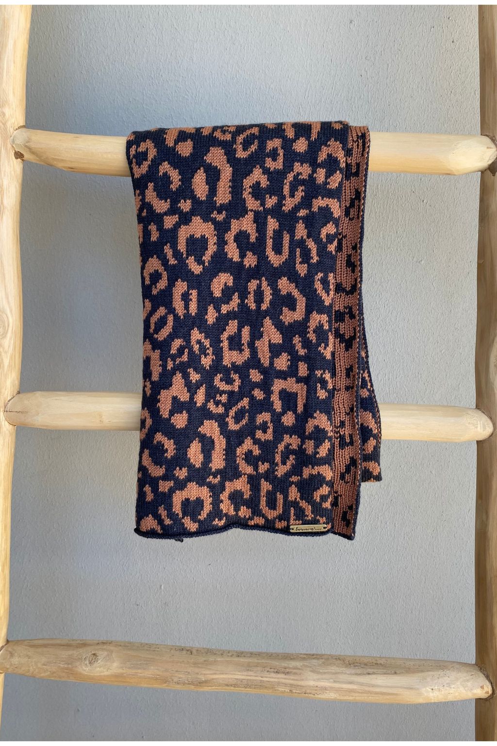 Leopard print scarf