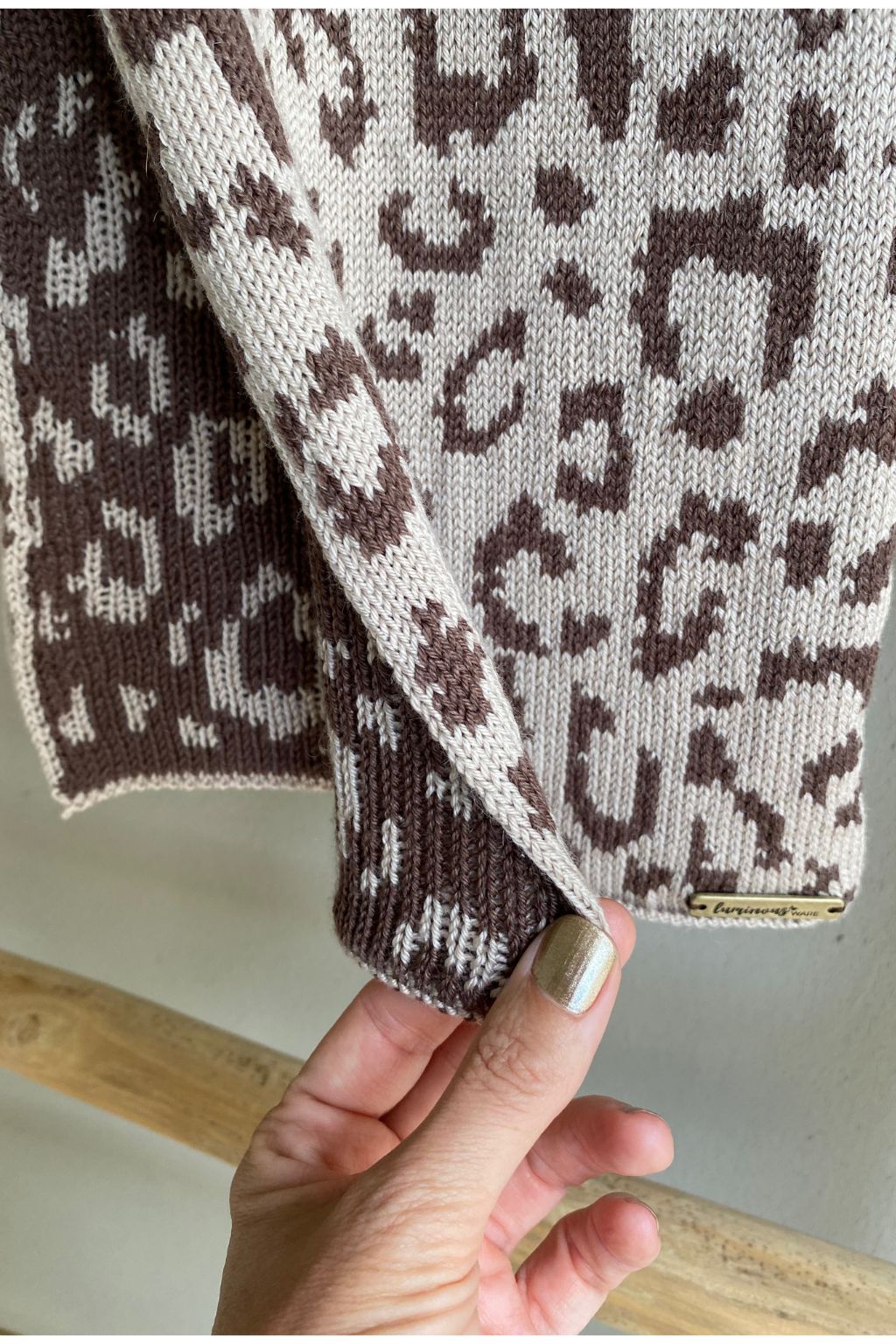 Leopard print scarf