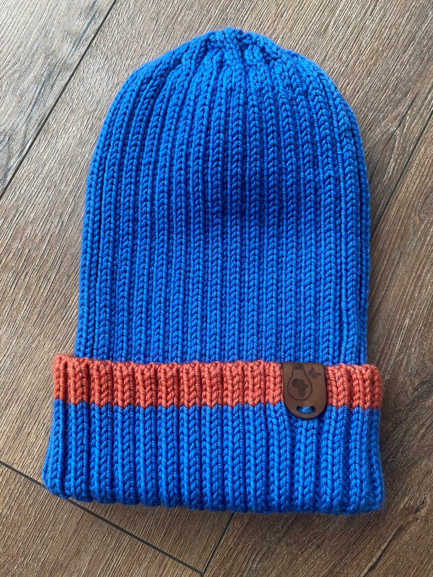 Striped wool beanie