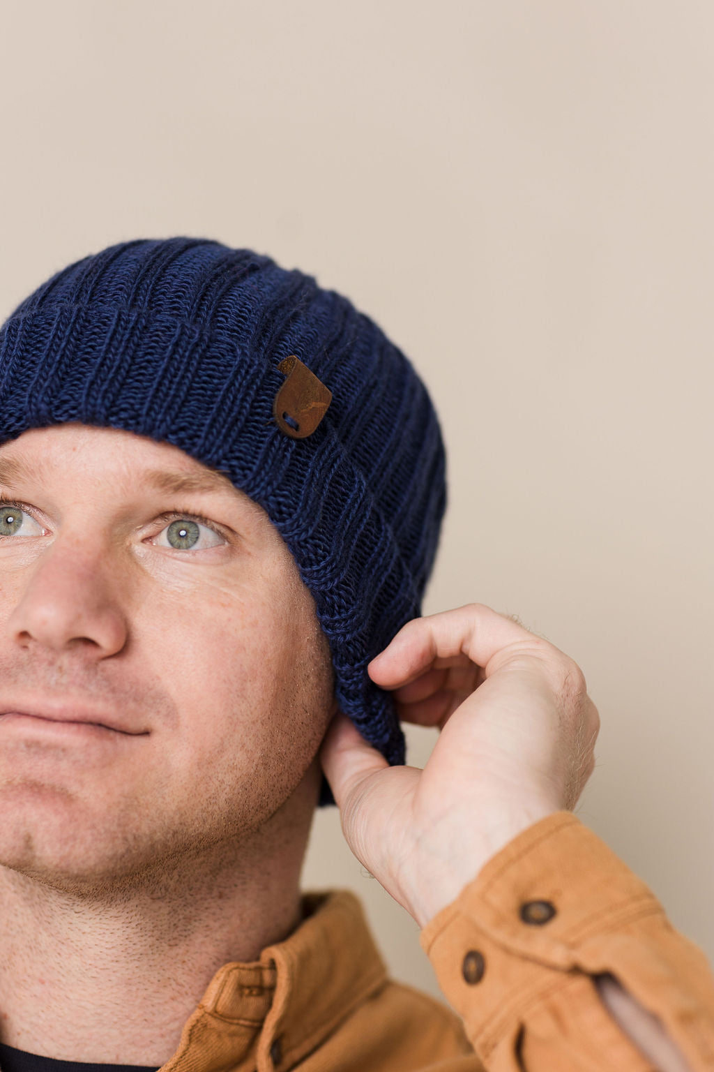 Ribbed wool beanie